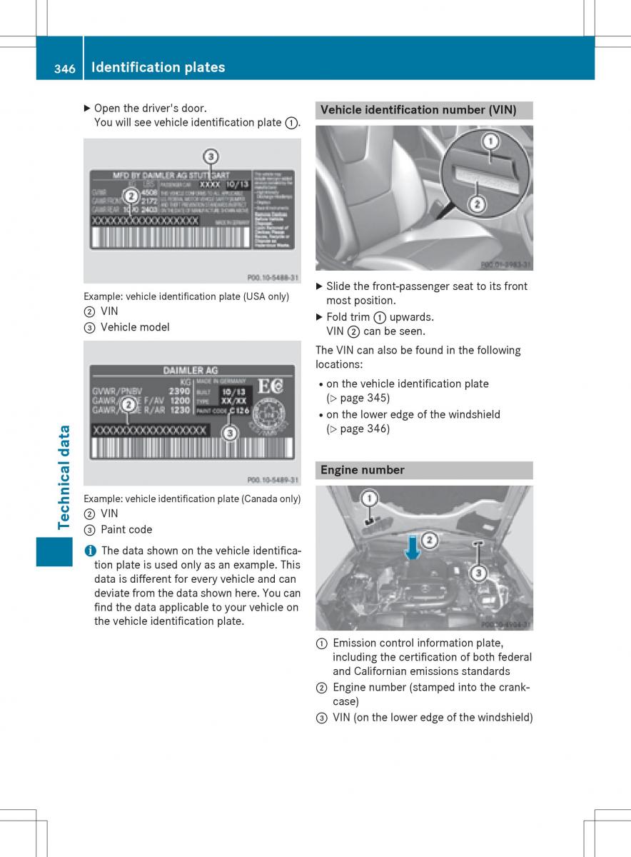 Mercedes Benz SLK R172 owners manual / page 348