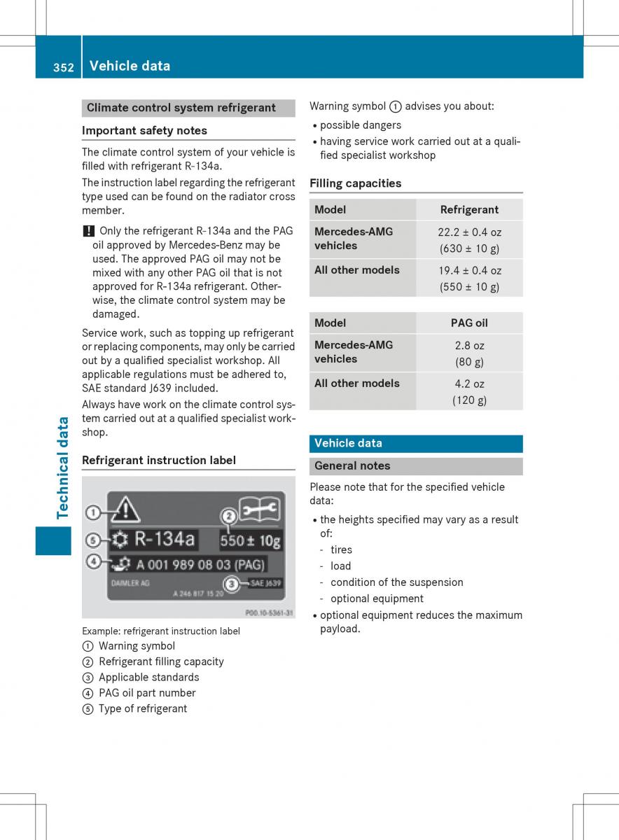 Mercedes Benz SLK R172 owners manual / page 354