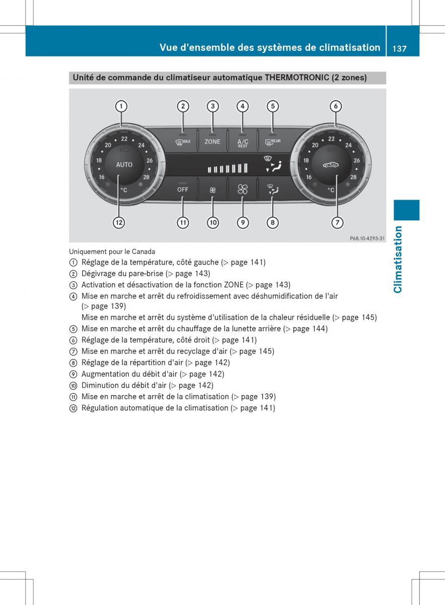 Mercedes Benz SLK R172 manuel du proprietaire / page 139