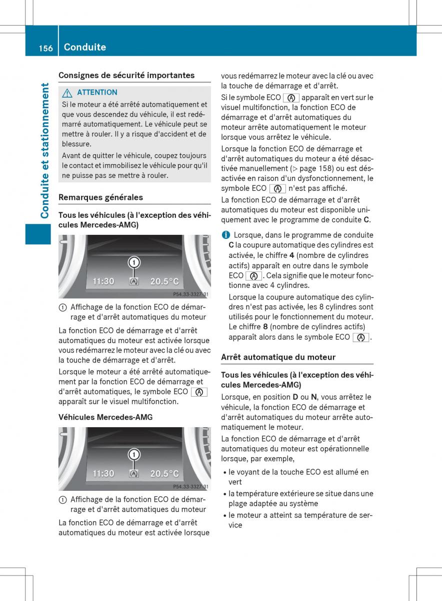 Mercedes Benz SLK R172 manuel du proprietaire / page 158