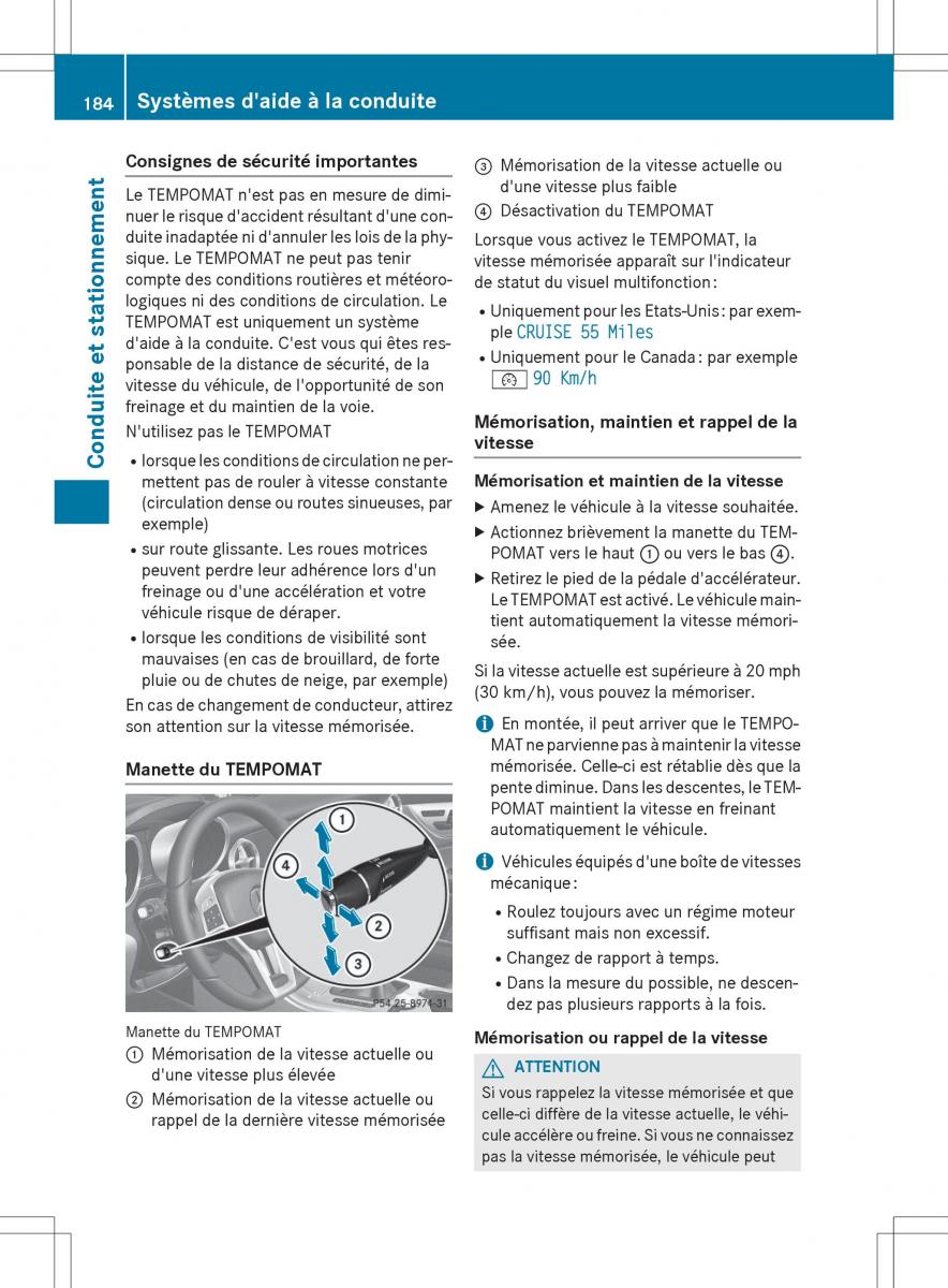 Mercedes Benz SLK R172 manuel du proprietaire / page 186