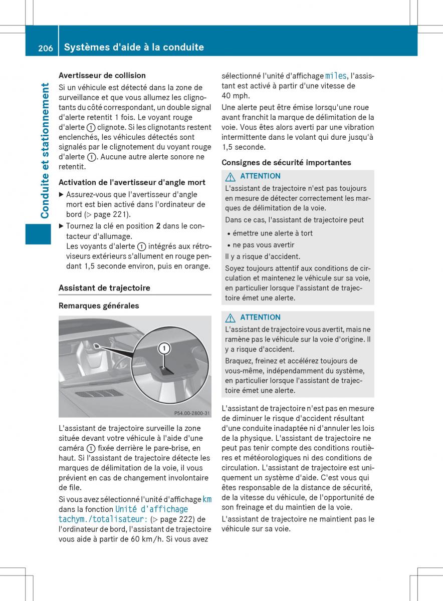 Mercedes Benz SLK R172 manuel du proprietaire / page 208