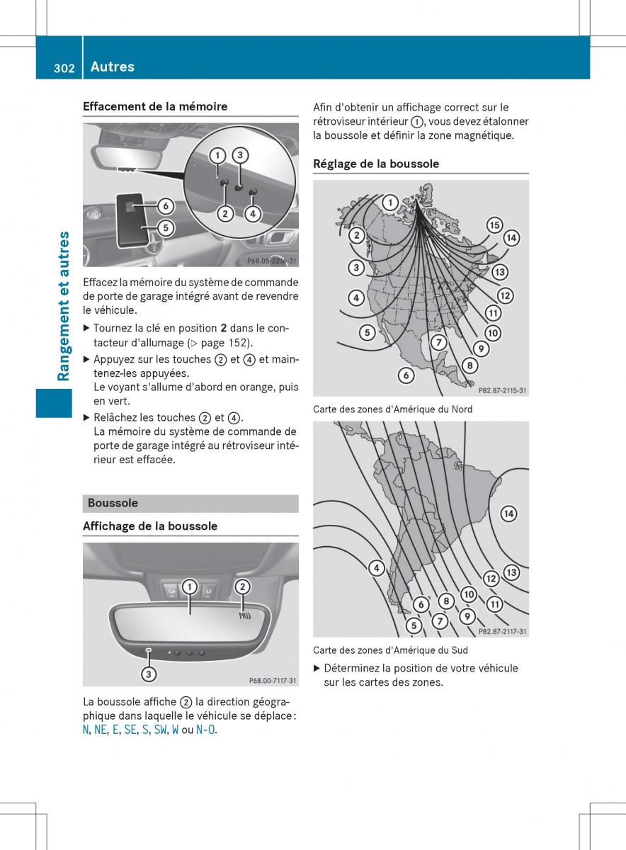 Mercedes Benz SLK R172 manuel du proprietaire / page 304