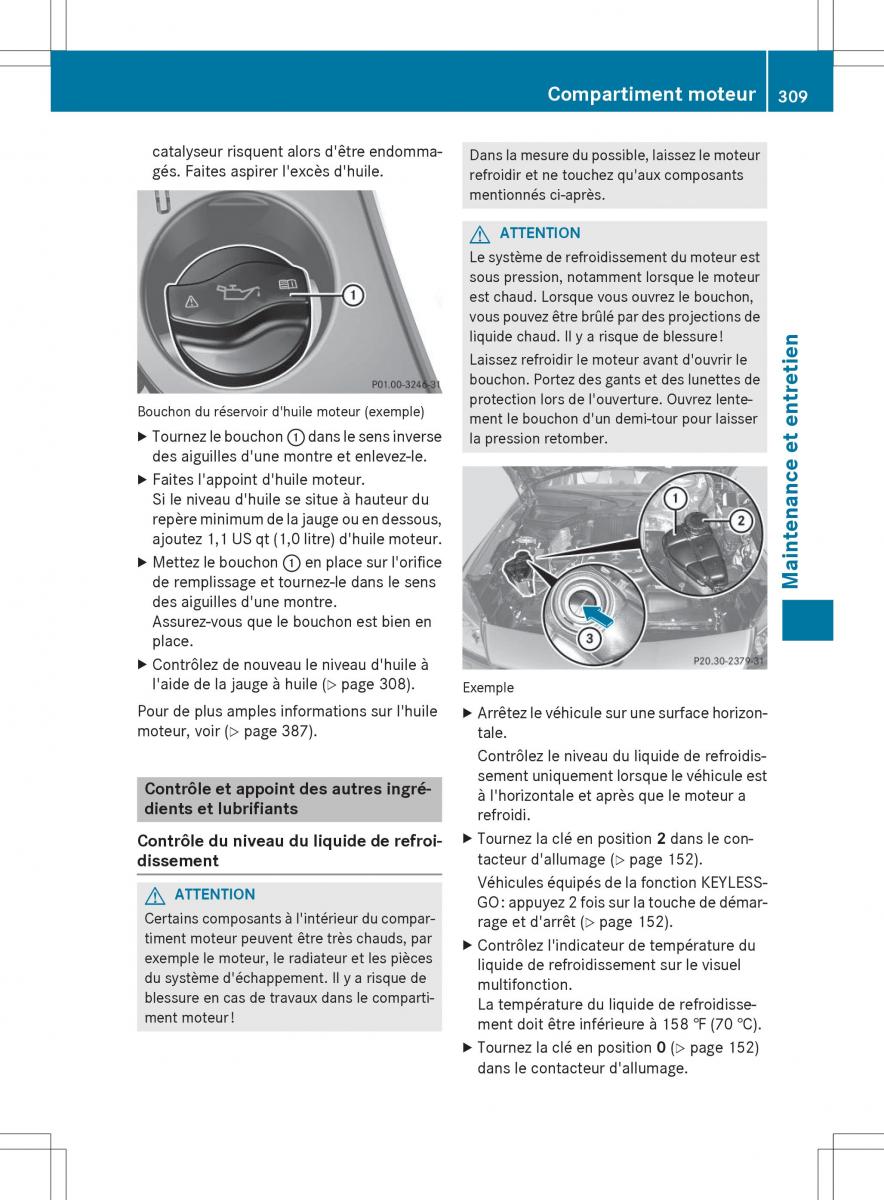 Mercedes Benz SLK R172 manuel du proprietaire / page 311