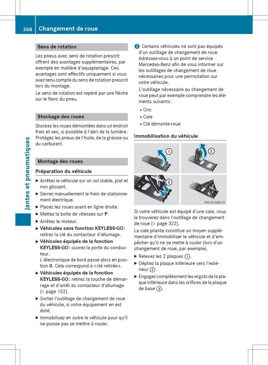 Mercedes Benz SLK R172 manuel du proprietaire / page 370