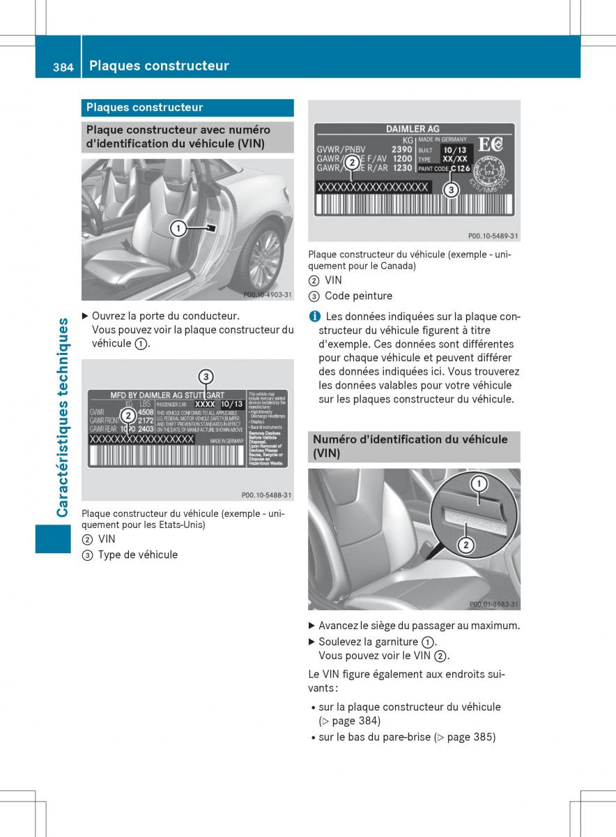 Mercedes Benz SLK R172 manuel du proprietaire / page 386