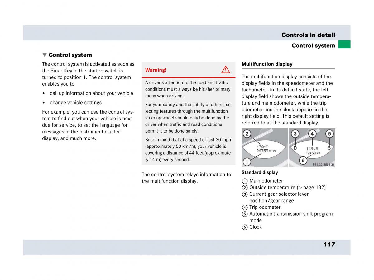 Mercedes Benz SLR McLaren R199 owners manual / page 118