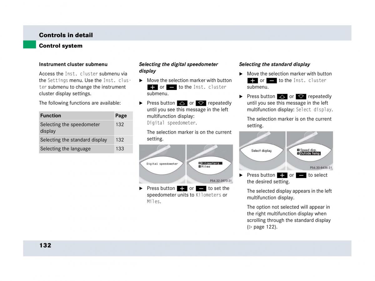 Mercedes Benz SLR McLaren R199 owners manual / page 133