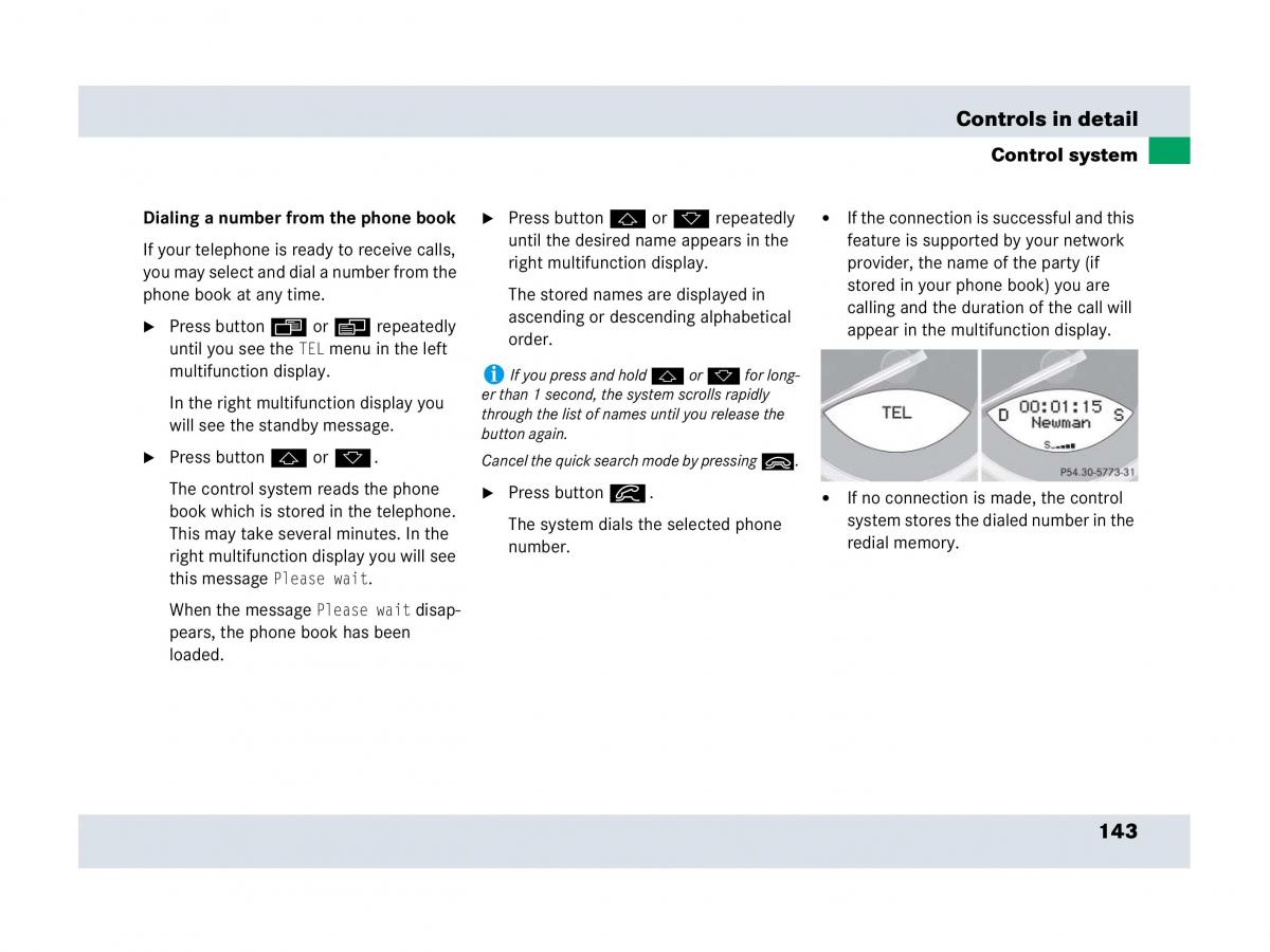 Mercedes Benz SLR McLaren R199 owners manual / page 144