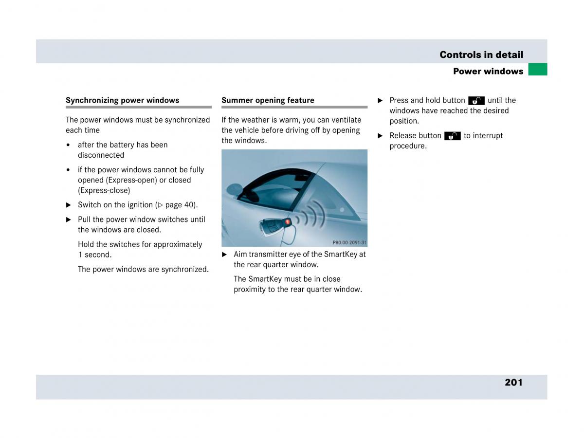 Mercedes Benz SLR McLaren R199 owners manual / page 202