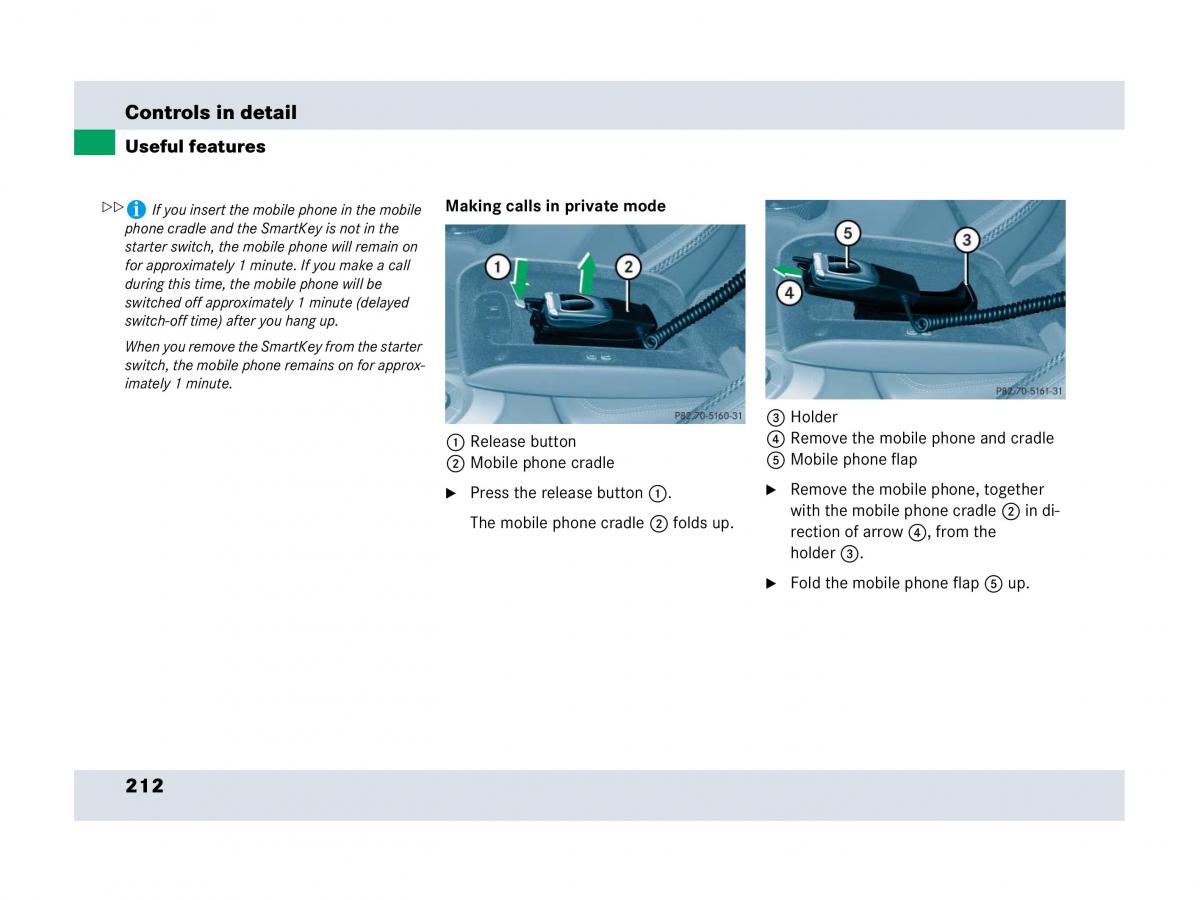 Mercedes Benz SLR McLaren R199 owners manual / page 213