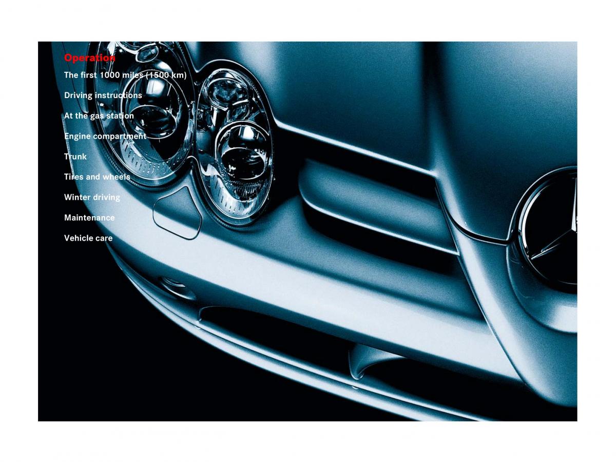 Mercedes Benz SLR McLaren R199 owners manual / page 233