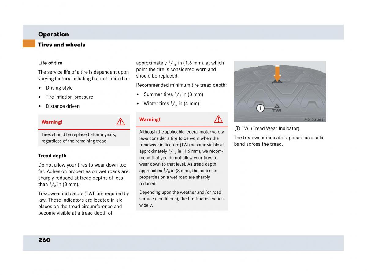 Mercedes Benz SLR McLaren R199 owners manual / page 261