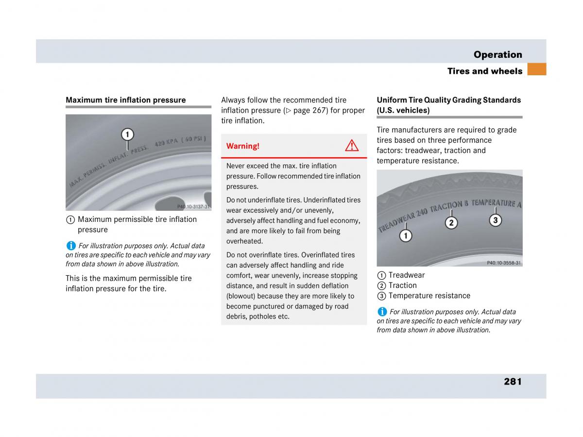 Mercedes Benz SLR McLaren R199 owners manual / page 282