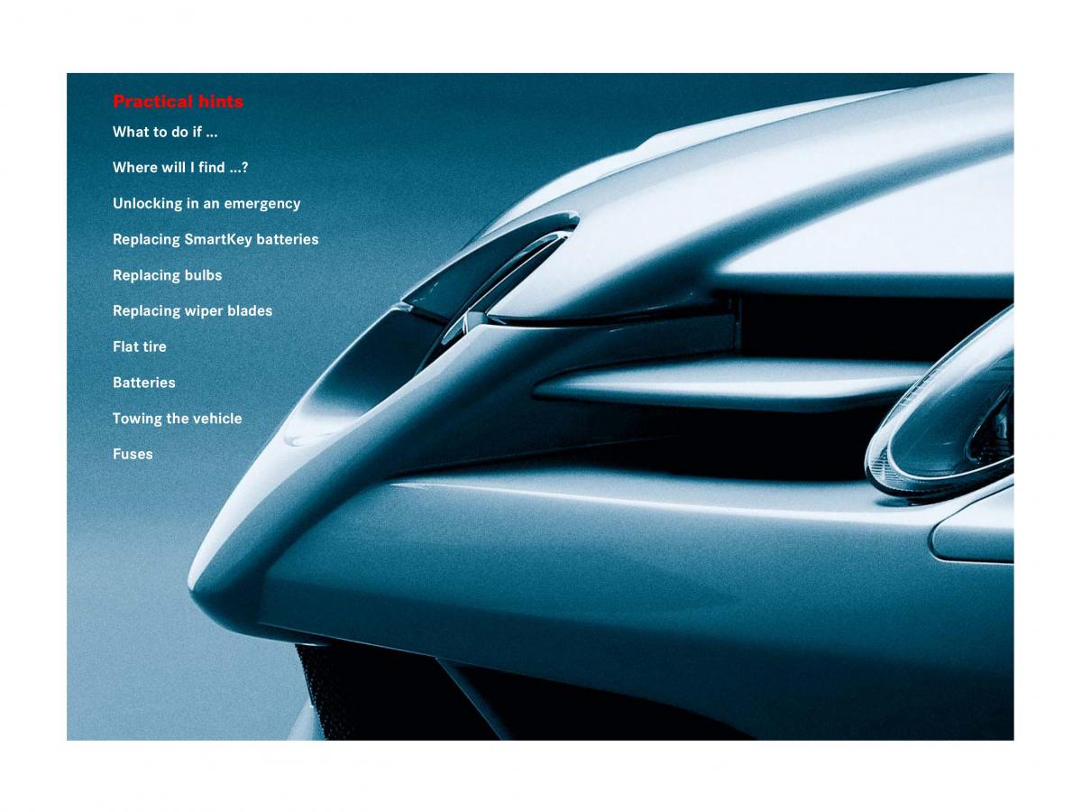 Mercedes Benz SLR McLaren R199 owners manual / page 299