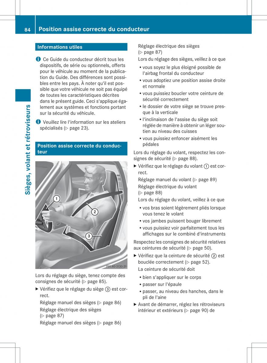 Mercedes Benz SLS AMG Coupe C197 manuel du proprietaire / page 86