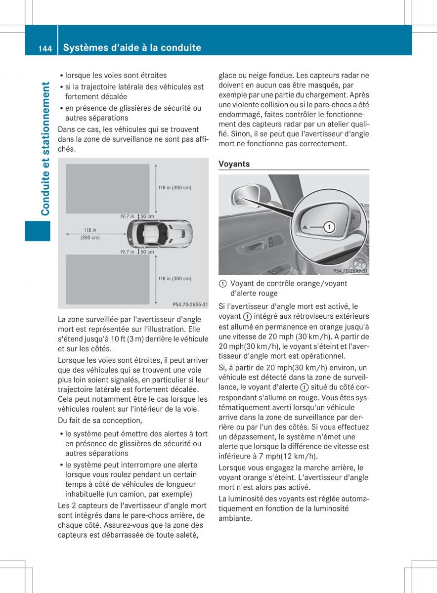 Mercedes Benz SLS AMG Coupe C197 manuel du proprietaire / page 146