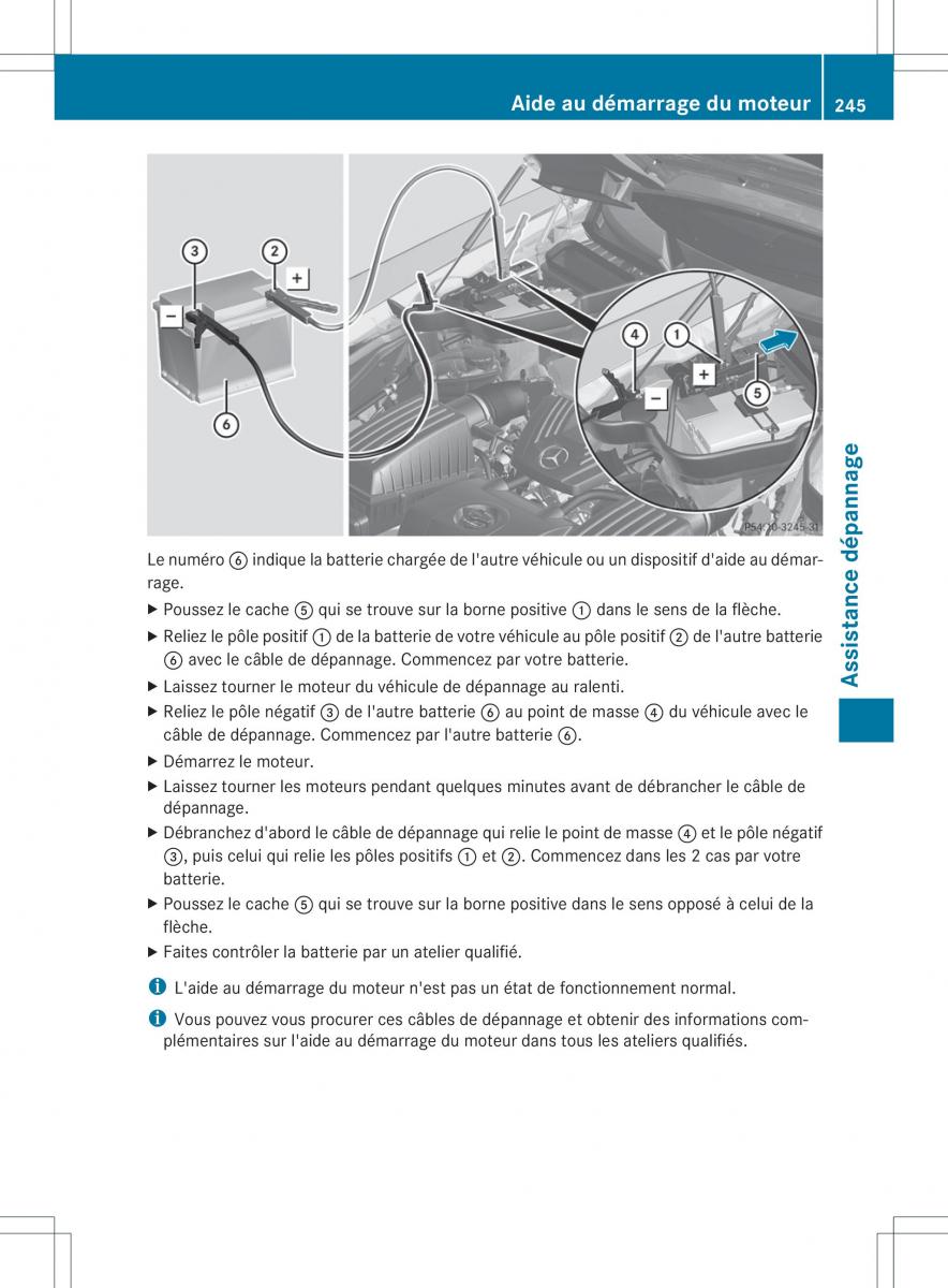 Mercedes Benz SLS AMG Coupe C197 manuel du proprietaire / page 247