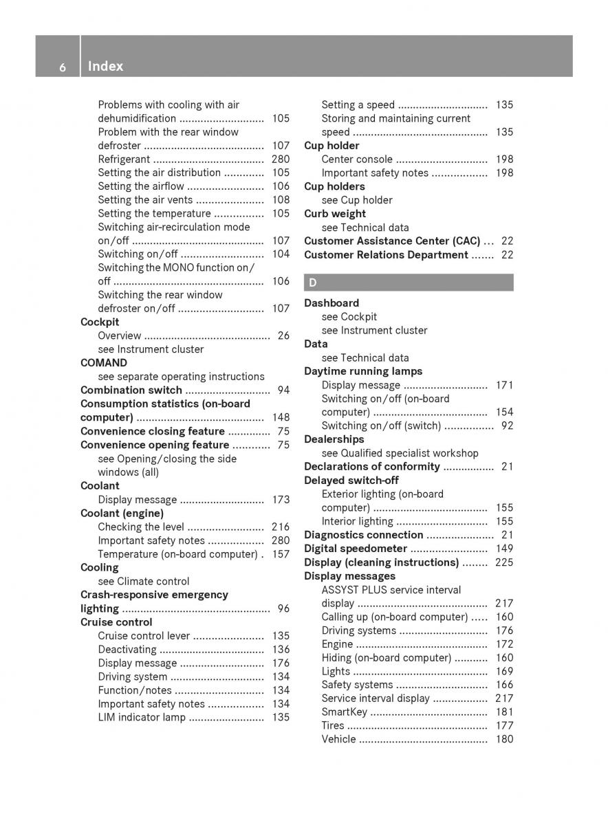 Mercedes Benz SLS AMG Coupe Roadster C197 owners manual / page 8