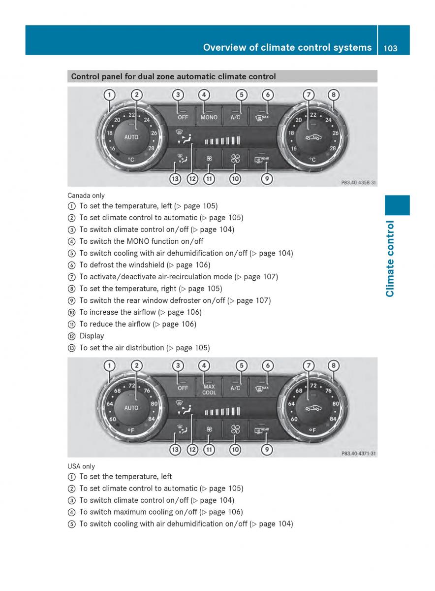 Mercedes Benz SLS AMG Coupe Roadster C197 owners manual / page 105