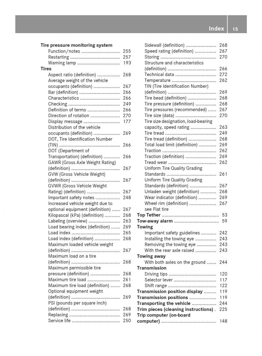 Mercedes Benz SLS AMG Coupe Roadster C197 owners manual / page 17