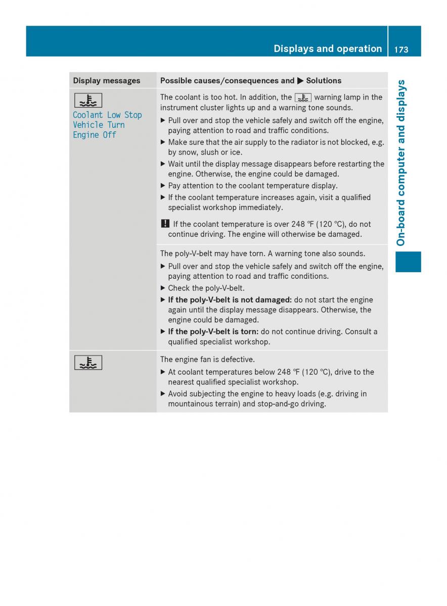 Mercedes Benz SLS AMG Coupe Roadster C197 owners manual / page 175