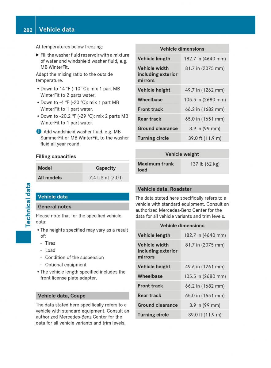 Mercedes Benz SLS AMG Coupe Roadster C197 owners manual / page 284