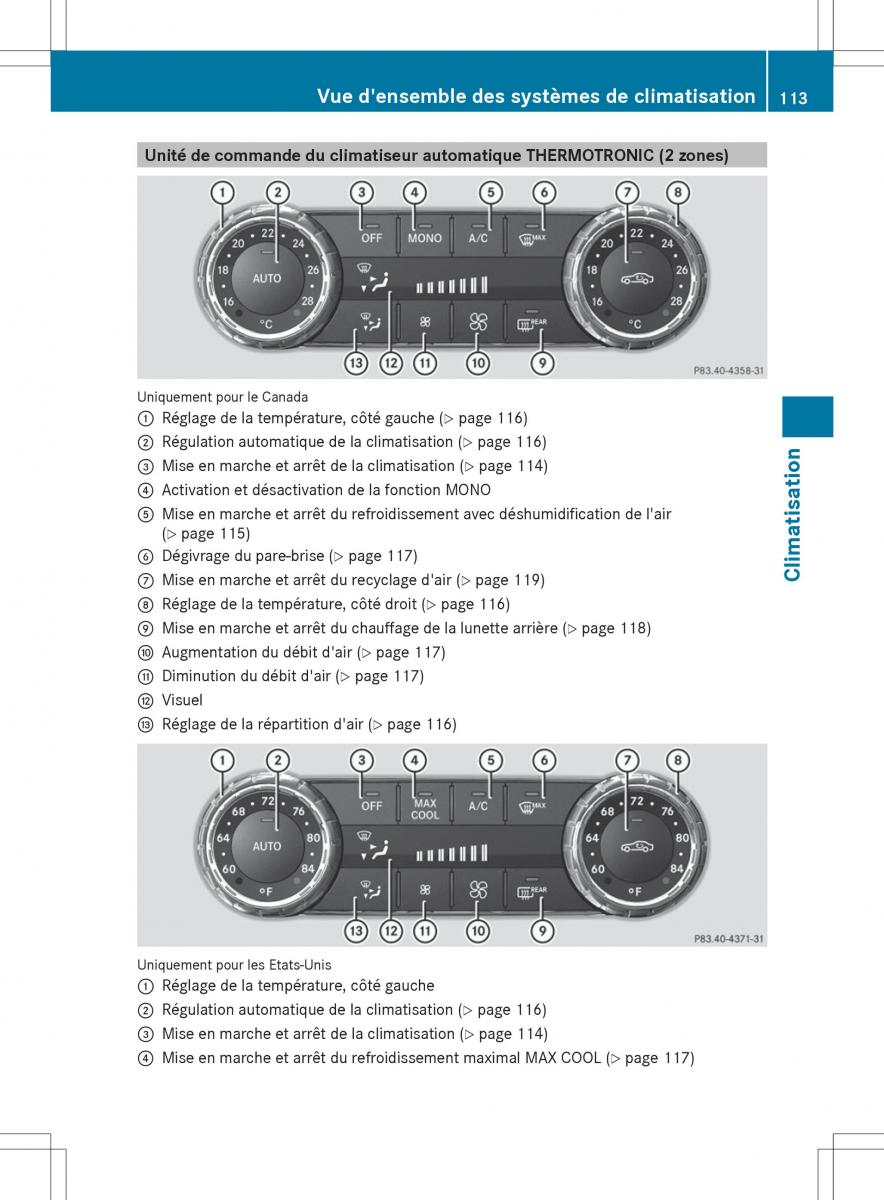 Mercedes Benz SLS AMG Coupe Roadster C197 manuel du proprietaire / page 115