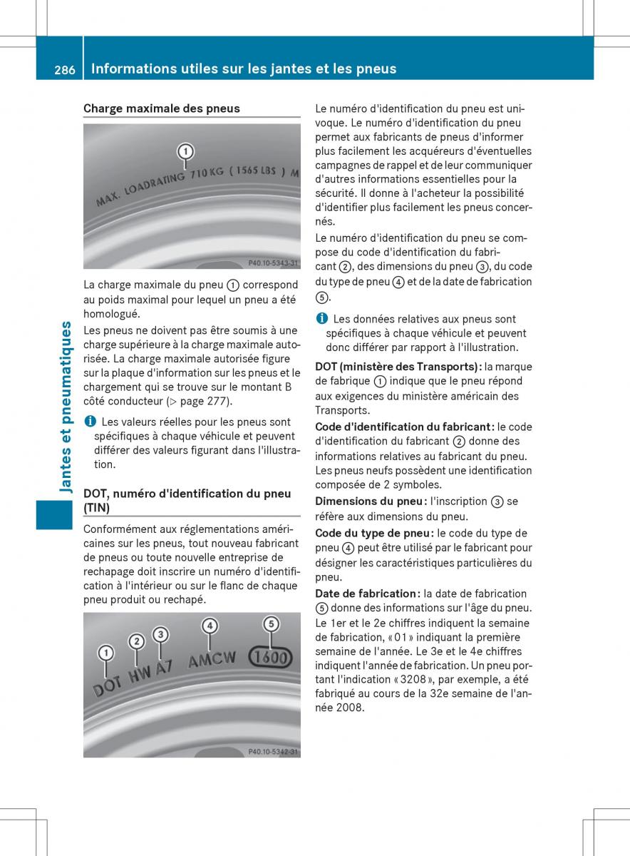 Mercedes Benz SLS AMG Coupe Roadster C197 manuel du proprietaire / page 288