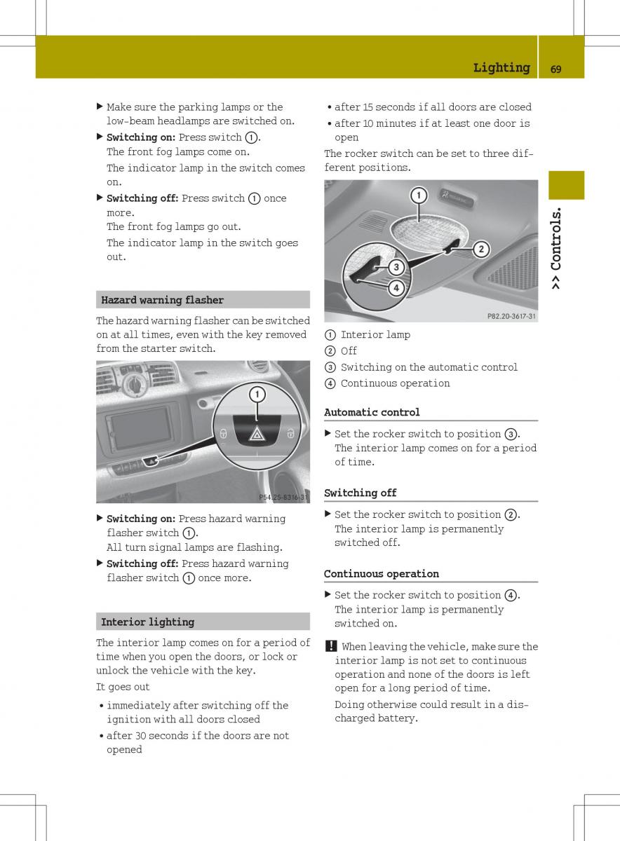 Smart Fortwo II 2 owners manual / page 71