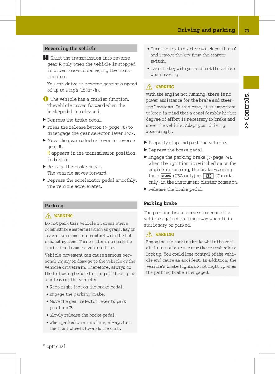 Smart Fortwo II 2 owners manual / page 81