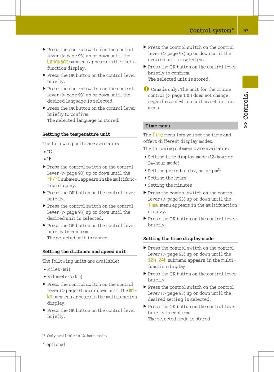 Smart Fortwo II 2 owners manual / page 99