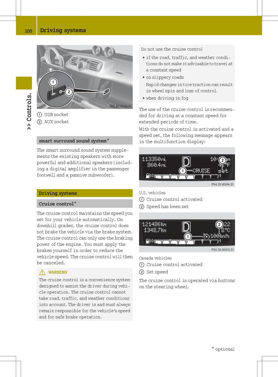 Smart Fortwo II 2 owners manual / page 102