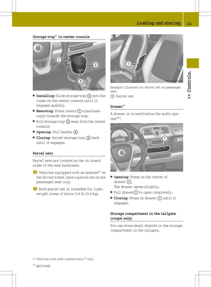 Smart Fortwo II 2 owners manual / page 113