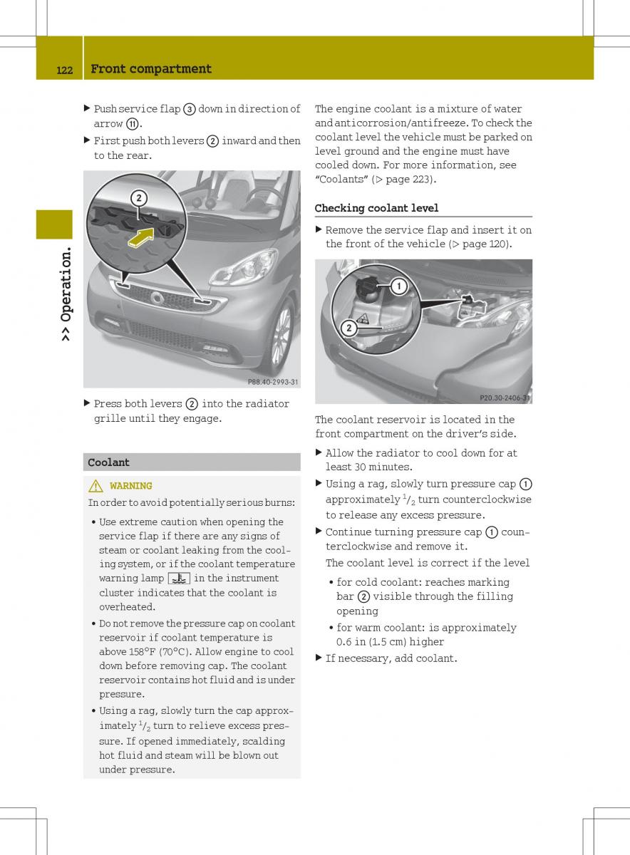 Smart Fortwo II 2 owners manual / page 124