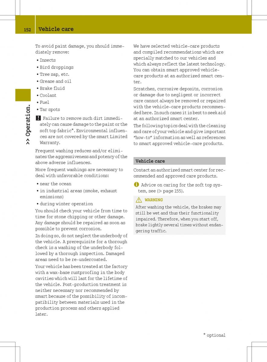 Smart Fortwo II 2 owners manual / page 154