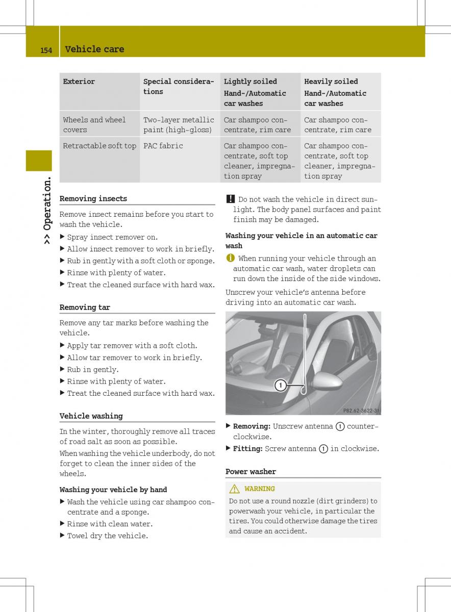 Smart Fortwo II 2 owners manual / page 156