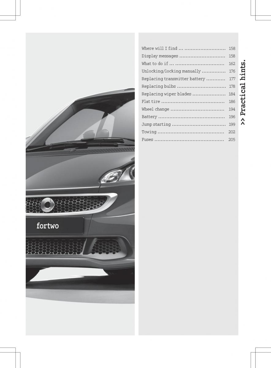 Smart Fortwo II 2 owners manual / page 159