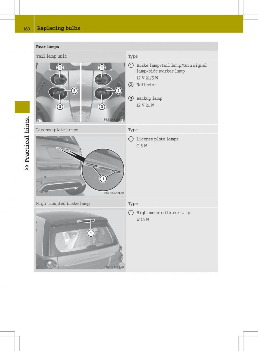 Smart Fortwo II 2 owners manual / page 182