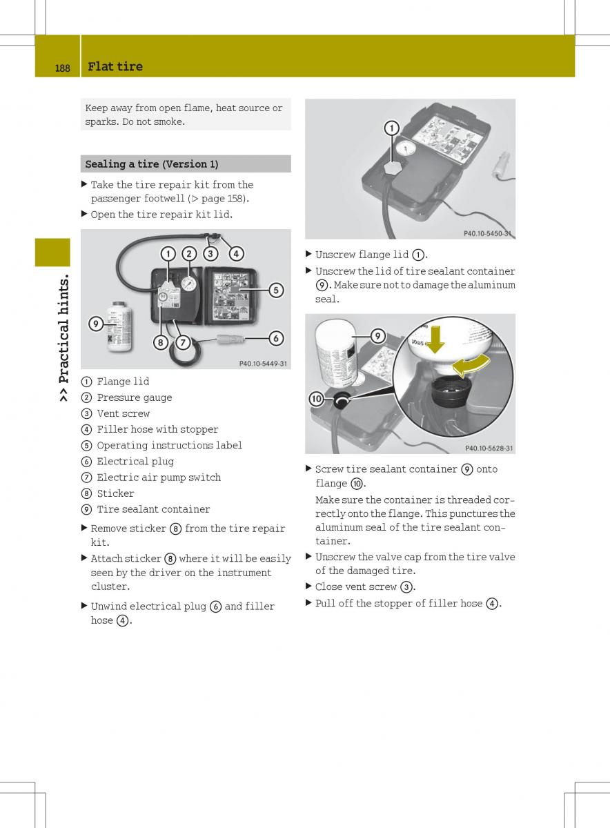 Smart Fortwo II 2 owners manual / page 190