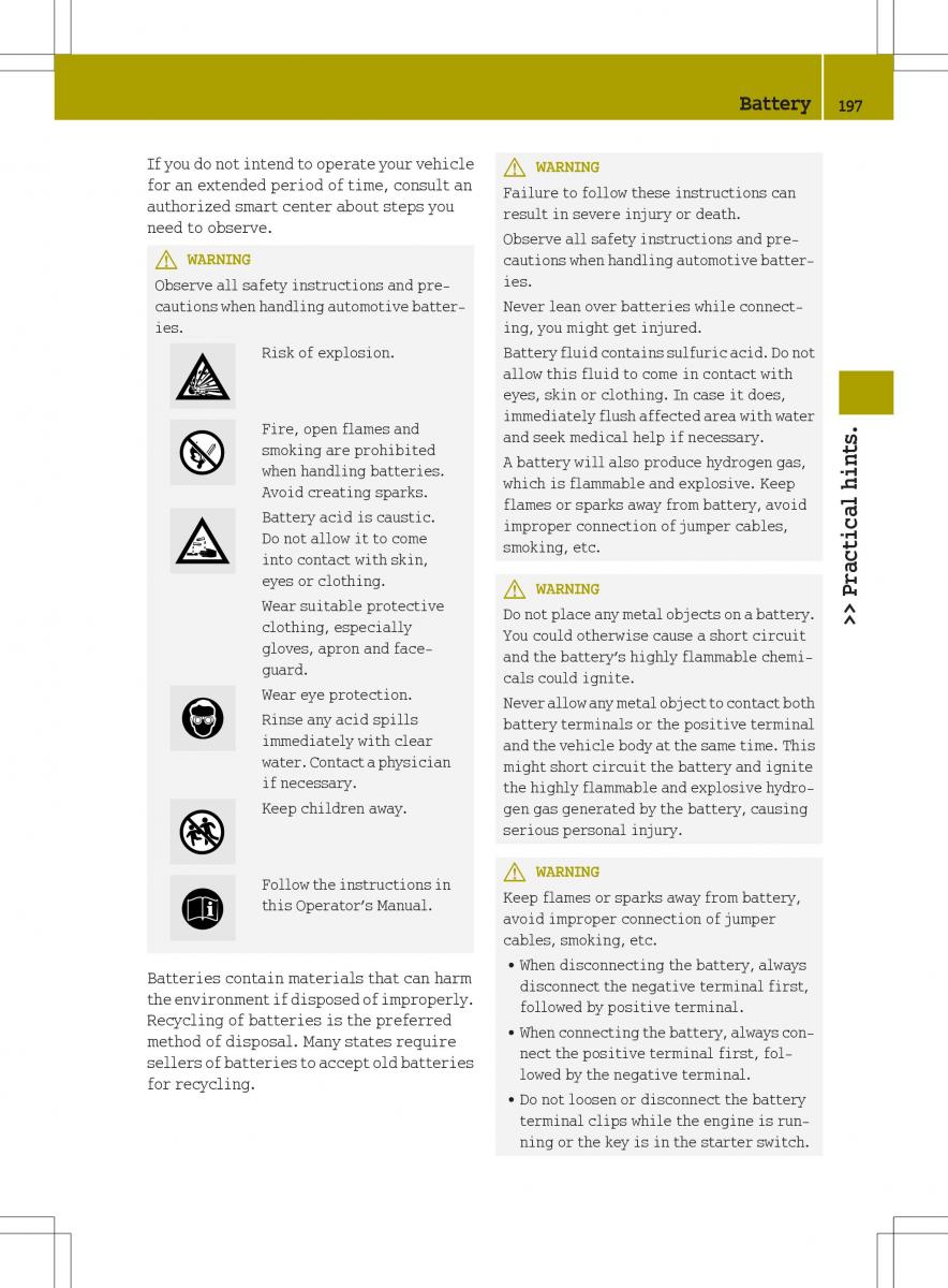 Smart Fortwo II 2 owners manual / page 199