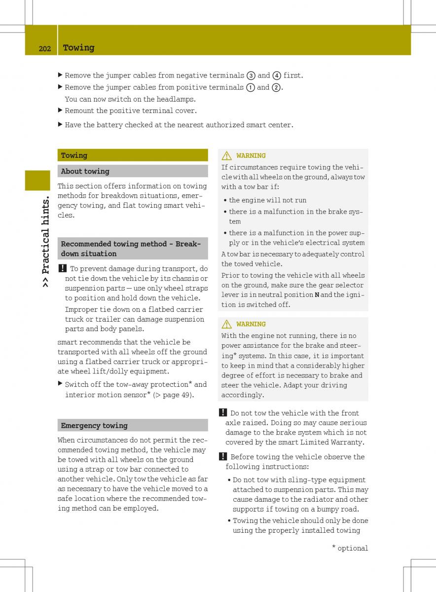 Smart Fortwo II 2 owners manual / page 204