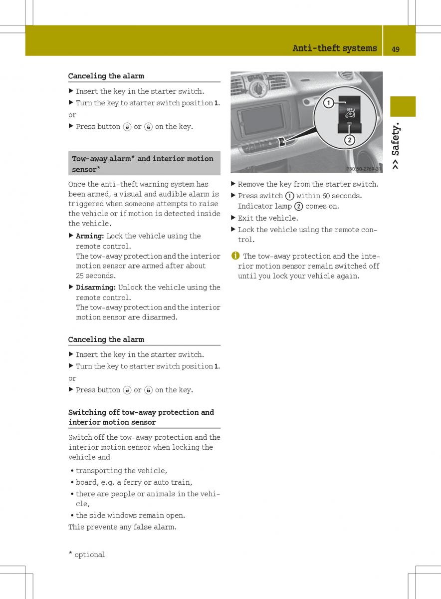 Smart Fortwo II 2 owners manual / page 51