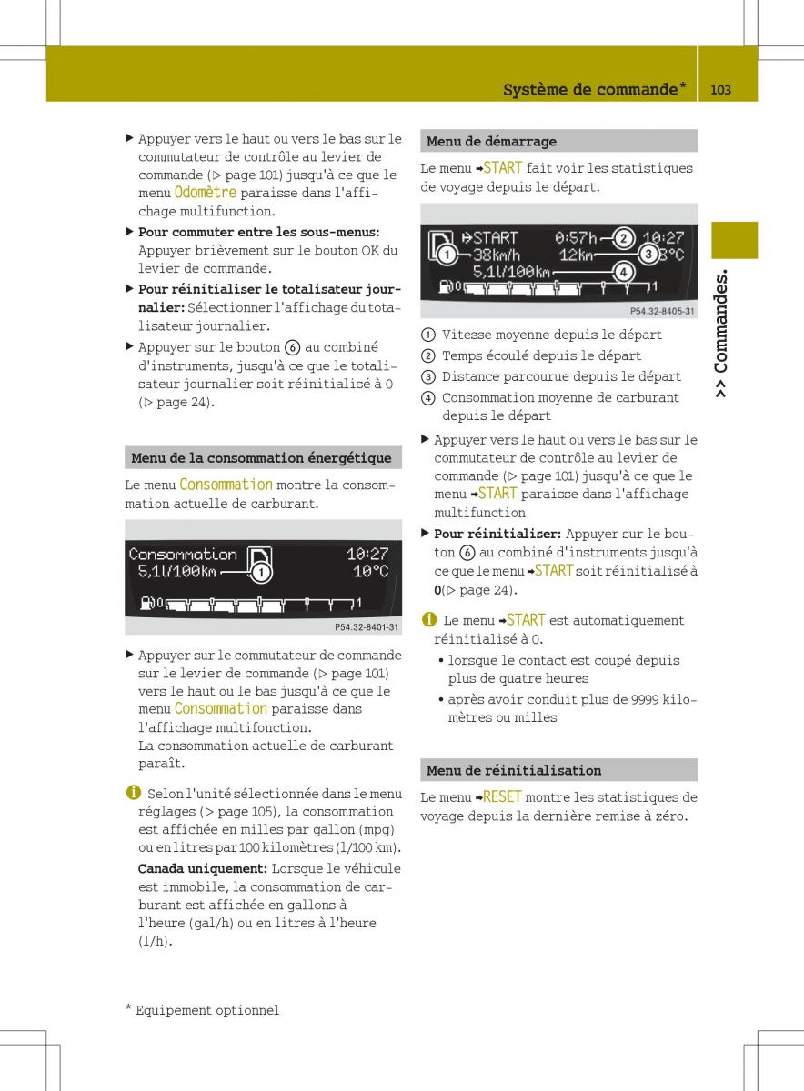 manuel du propriétaire  Smart Fortwo II 2 manuel du proprietaire / page 105