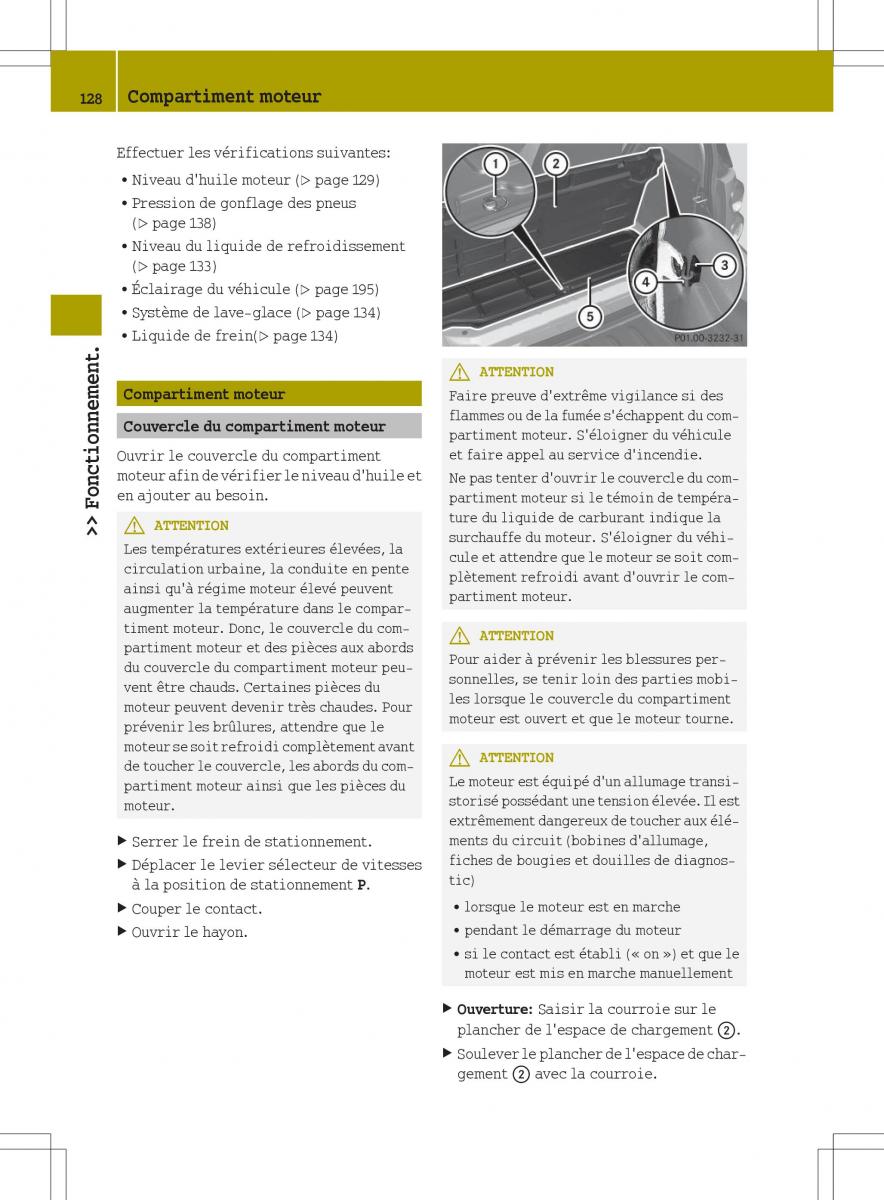 manuel du propriétaire  Smart Fortwo II 2 manuel du proprietaire / page 130