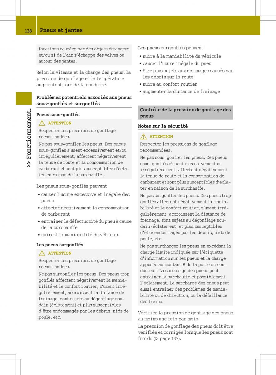 manuel du propriétaire  Smart Fortwo II 2 manuel du proprietaire / page 140