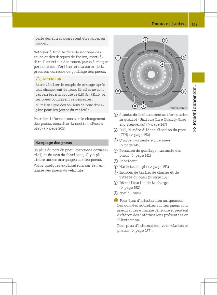 manual  Smart Fortwo II 2 manuel du proprietaire / page 151