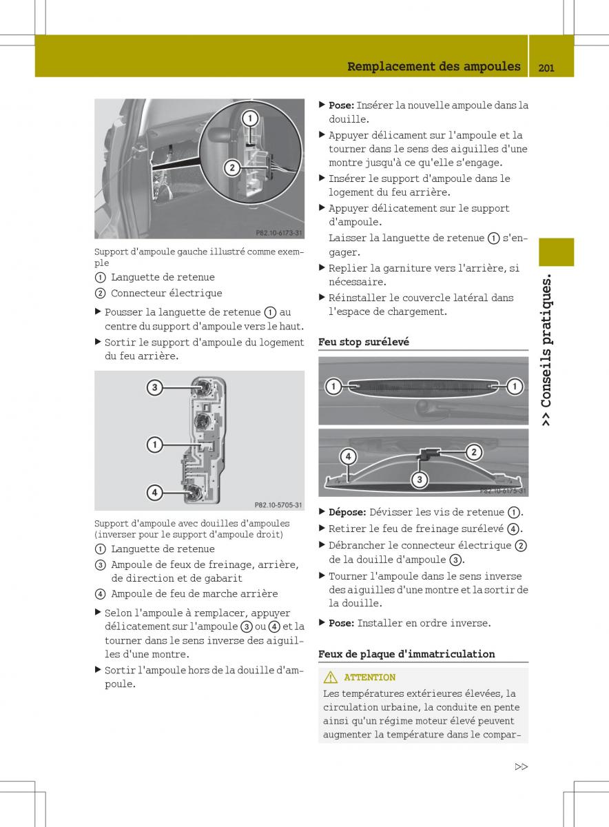 manual  Smart Fortwo II 2 manuel du proprietaire / page 203