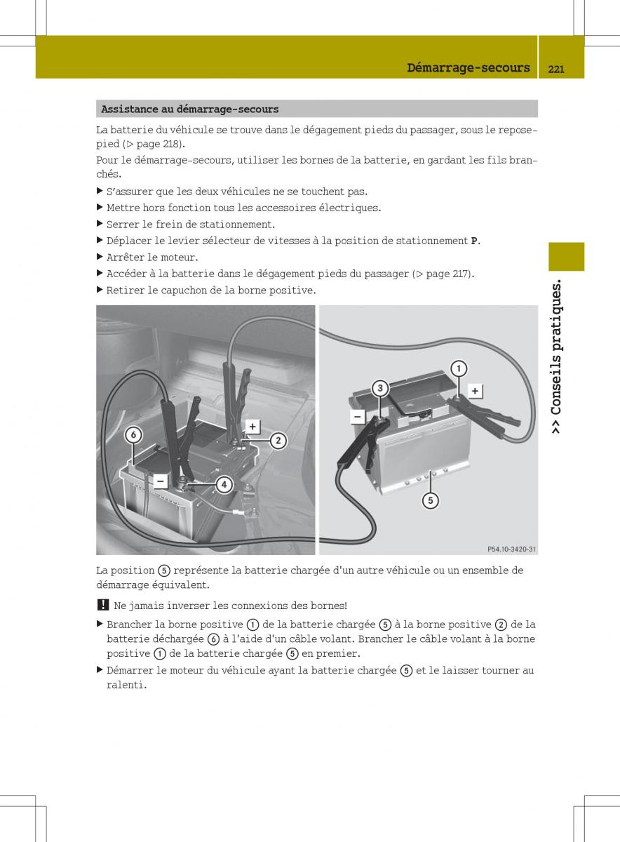 manuel du propriétaire  Smart Fortwo II 2 manuel du proprietaire / page 223