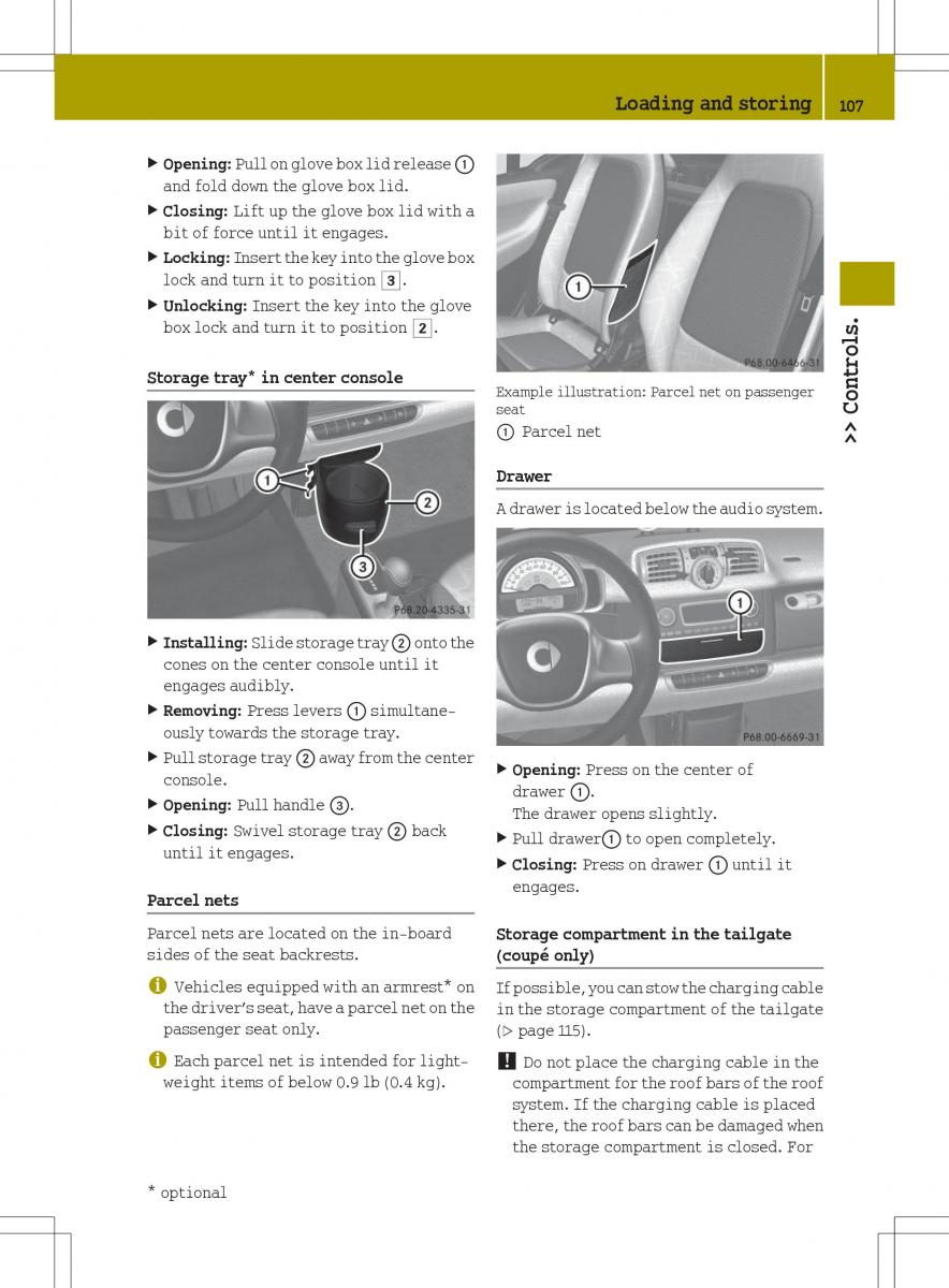 Smart Fortwo ED EV owners manual / page 109